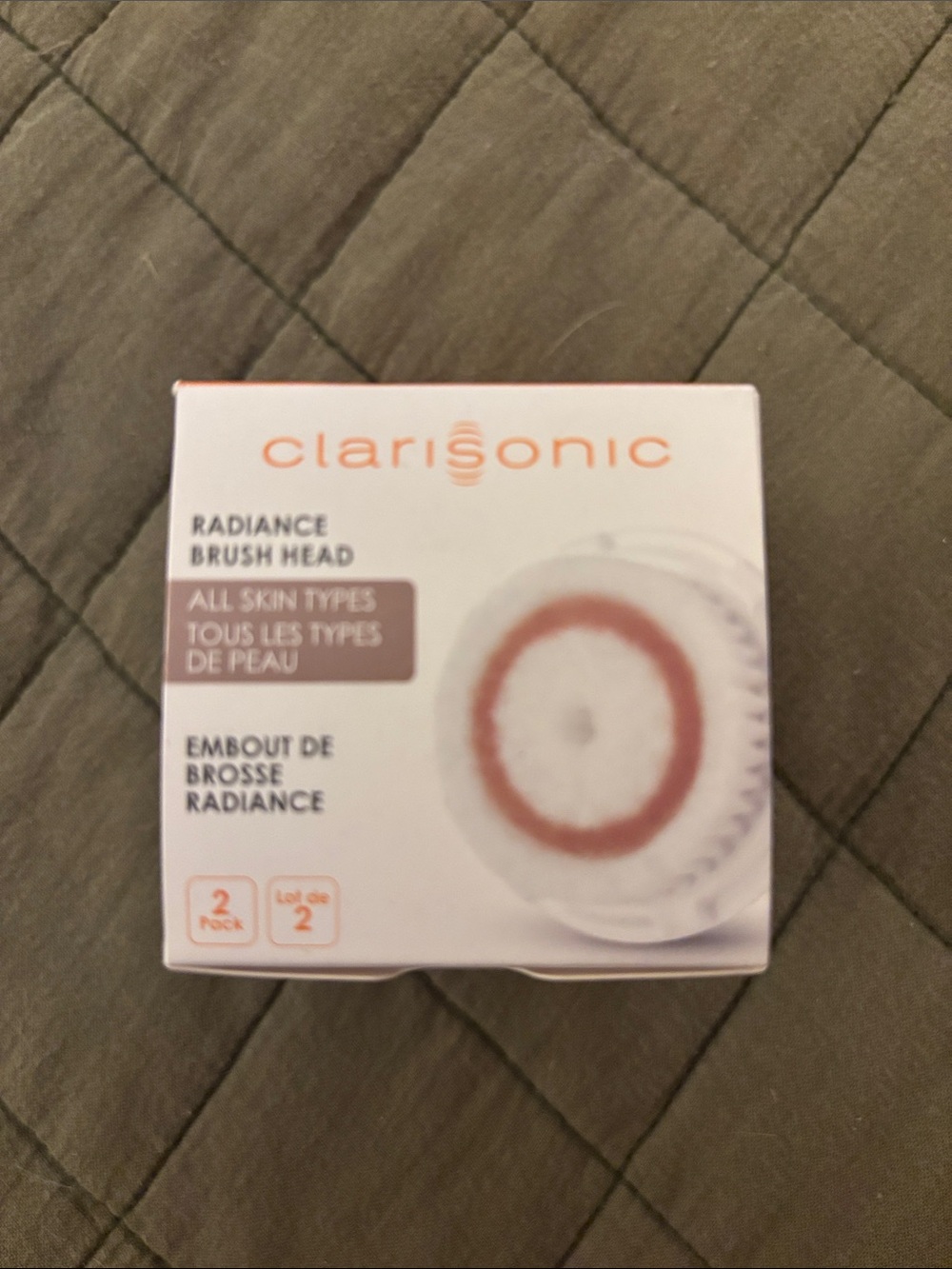 Clarisonic Radiance Brush Head Replacement - Pink/White (2 Pack)